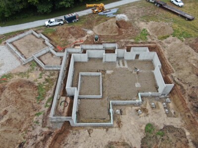 Weber Concrete Construction job site