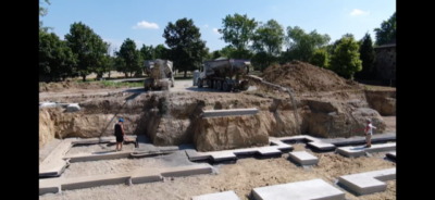 Weber Concrete Construction job site