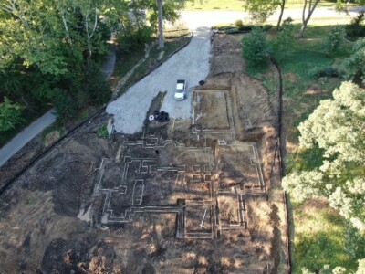 Weber Concrete Construction job site