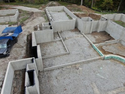 Weber Concrete Construction job site