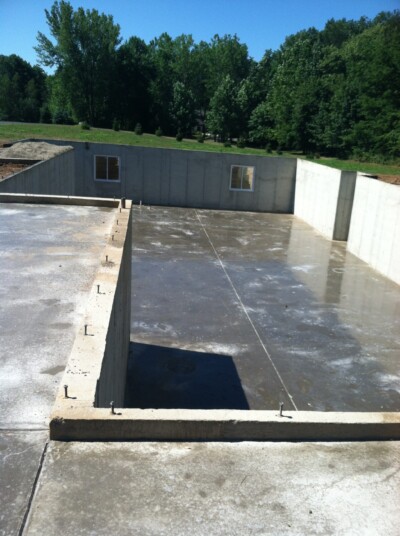 Weber Concrete Construction job site