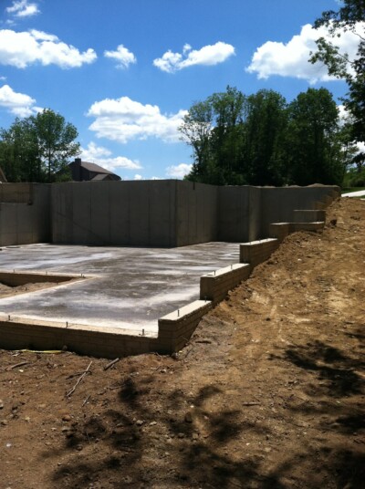 Weber Concrete Construction job site