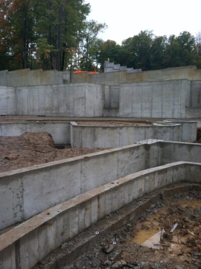 Weber Concrete Construction job site
