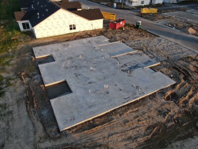 Weber Concrete Construction job site